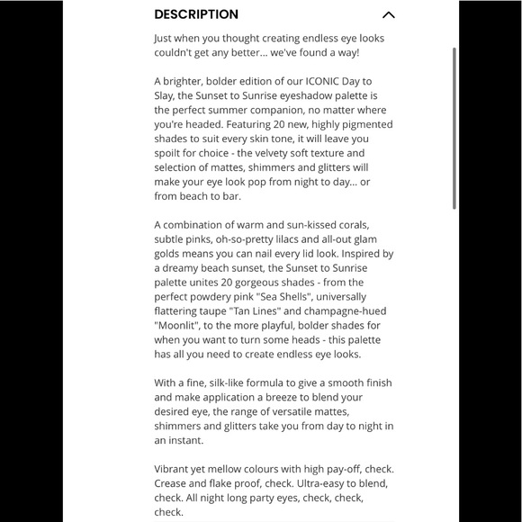 🥳SALE ICONIC LONDON Sunset to Sunrise Eyeshadow - Picture 8 of 13